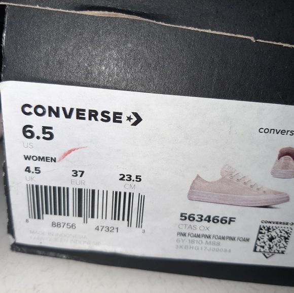 Cute pink glitter converse - Picture 2 of 3